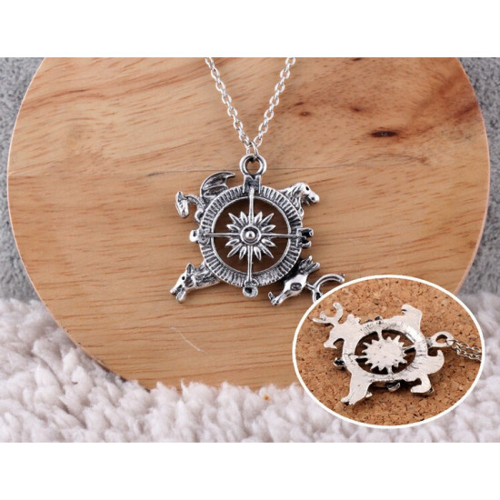 Řetízek Game of Thrones (Hra o trůny) - kompas