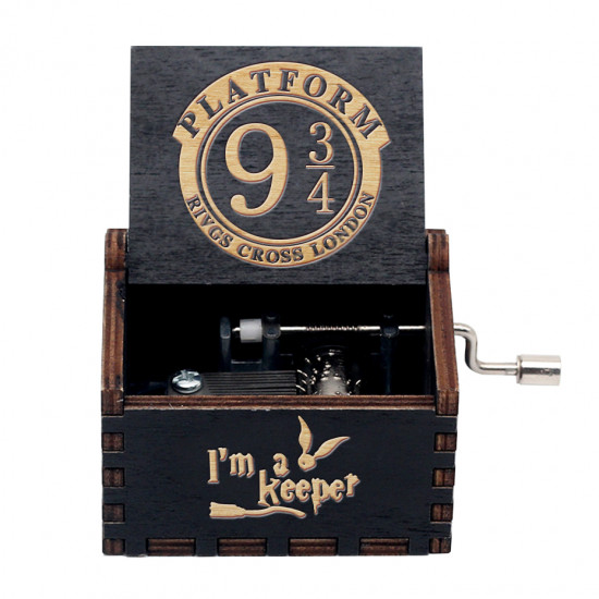 Hrací skříňka Harry Potter (černá)