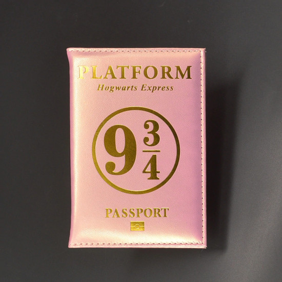 Obal na doklady Harry Potter - Nástupiště 9 a 3/4 (růžový)