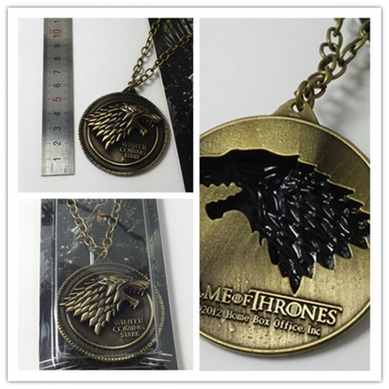 Řetízek Game of Thrones (Hra o trůny) - Stark