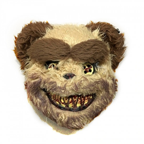 Maska - Strašidelný hnědý medvěd