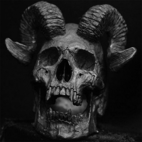 Prsten Gothic - lebka ďábla
