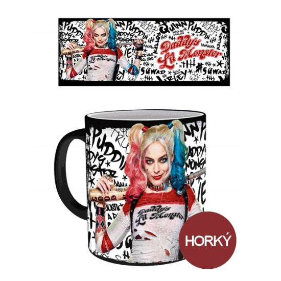 Hrnek Sebevražedný oddíl - Daddy's Lil Monster (mění barvu)