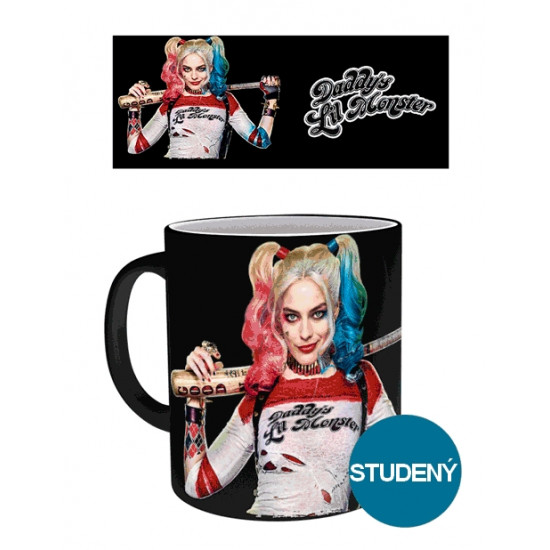 Hrnek Sebevražedný oddíl - Daddy's Lil Monster (mění barvu)